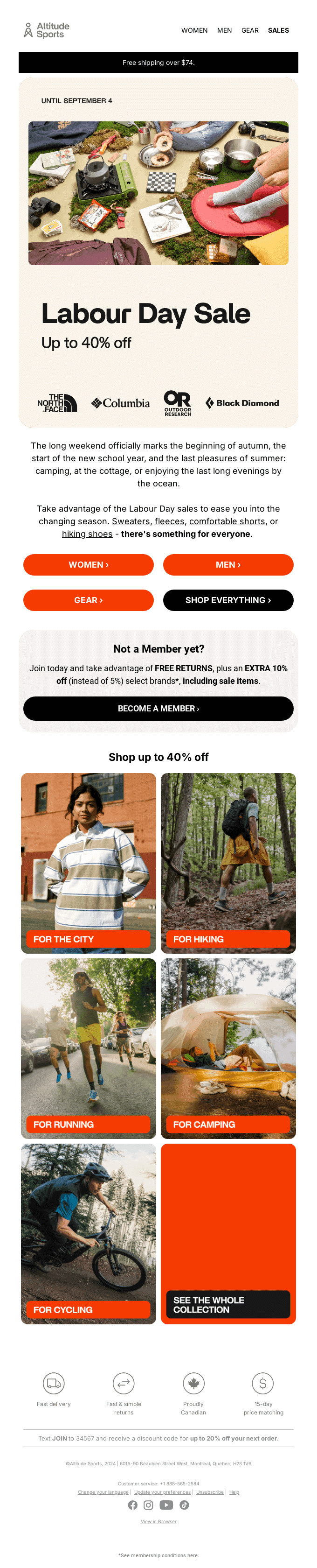 LABOUR DAY SALE