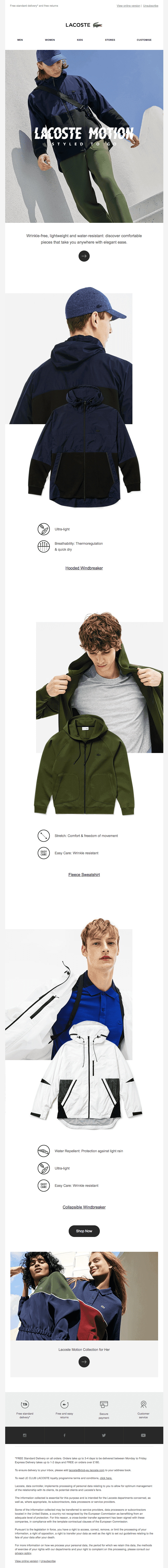 Lacoste Motion | Styled To Go