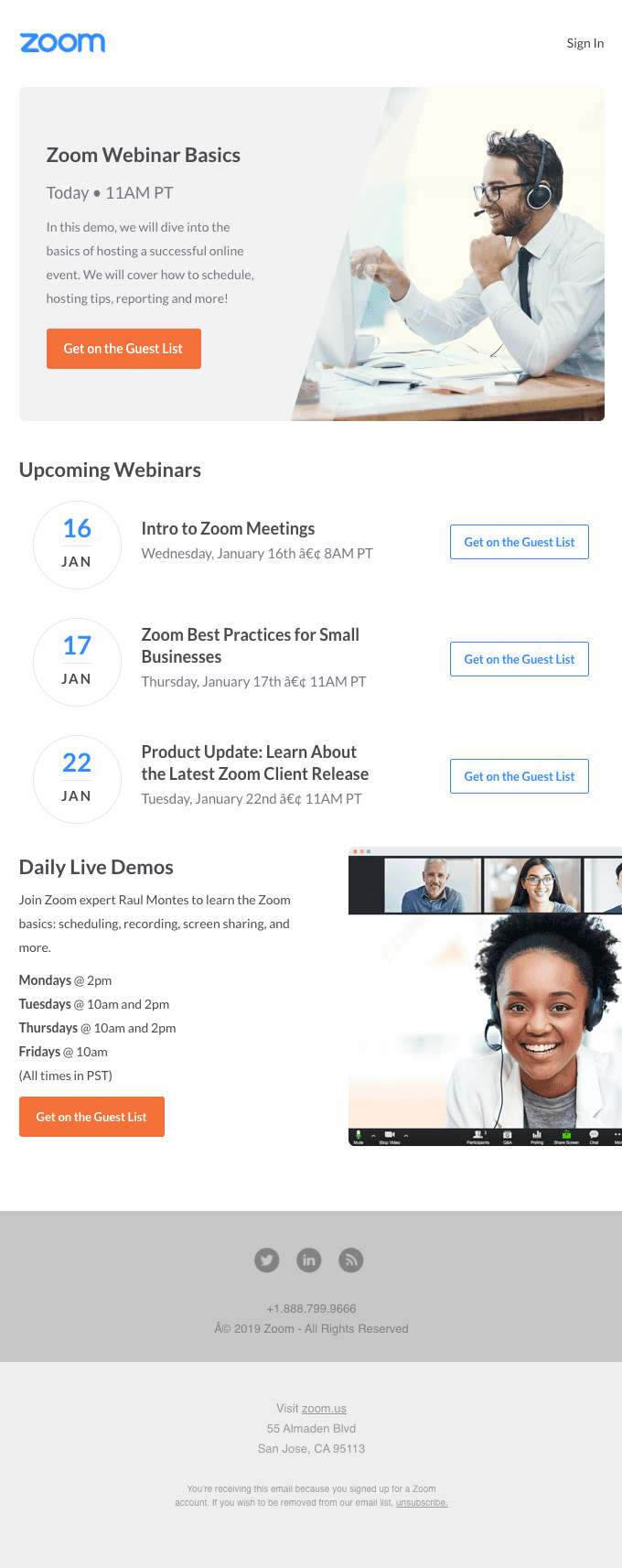 [Last Call] Zoom Webinar Basics