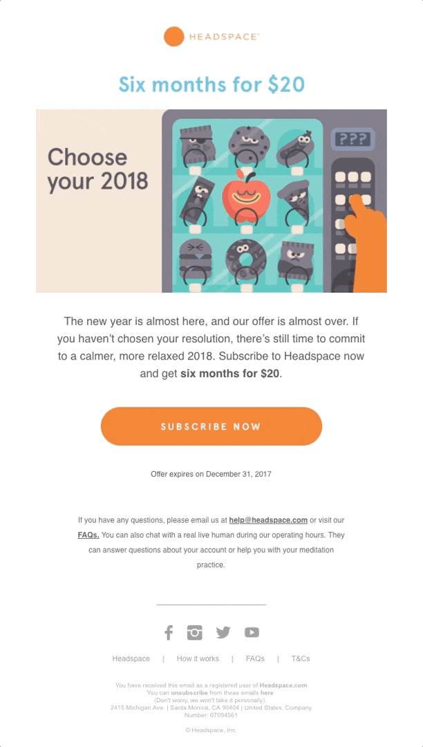 Last chance for a calmer year