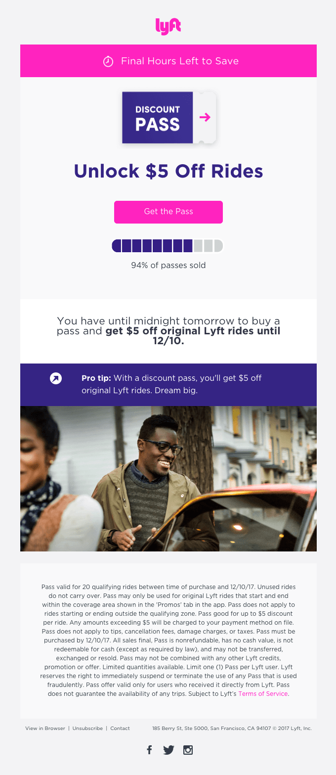 Last chance! Unlock $5 off rides.