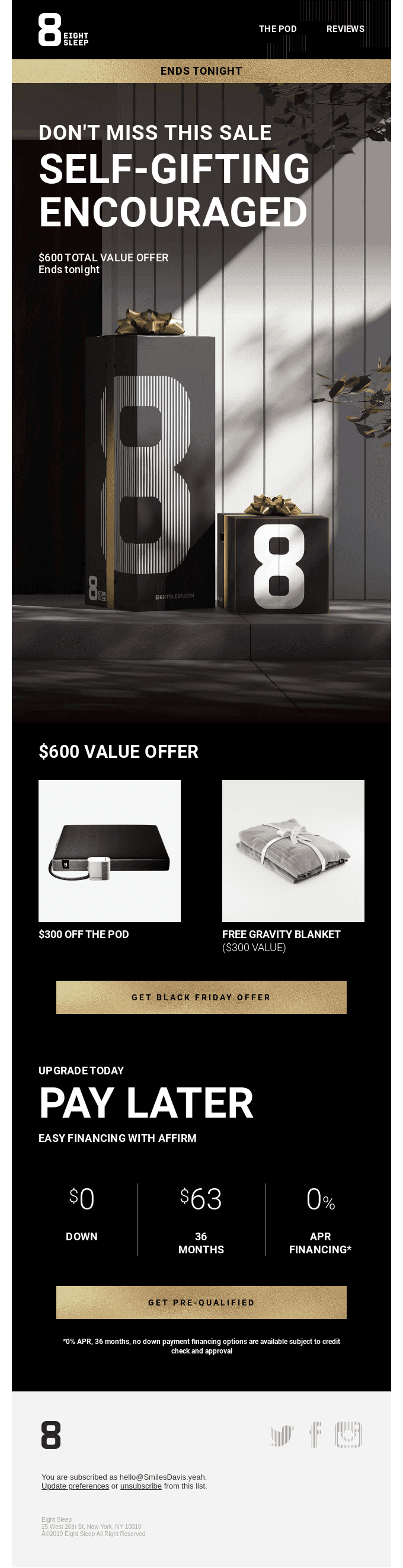 Last hours to save $600