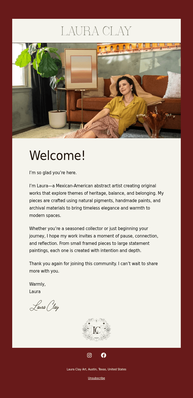 Welcome to Laura Clay ✨