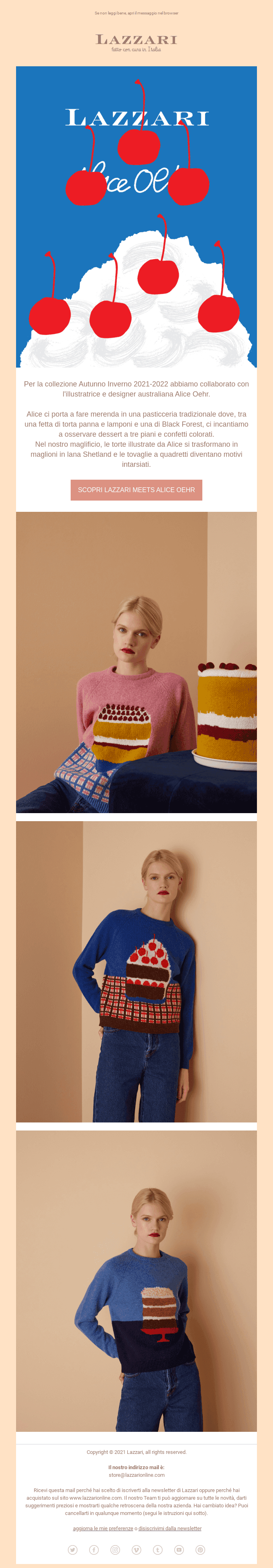 Lazzari meets Alice Oehr 🍰