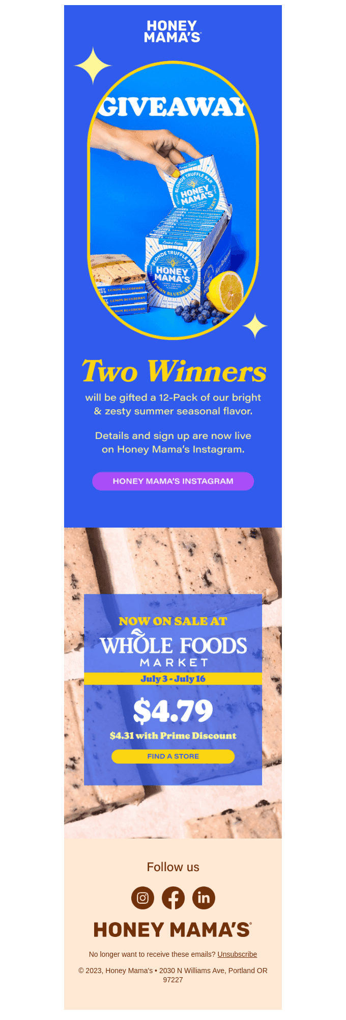 Lemon Blueberry Giveaway! 🍋