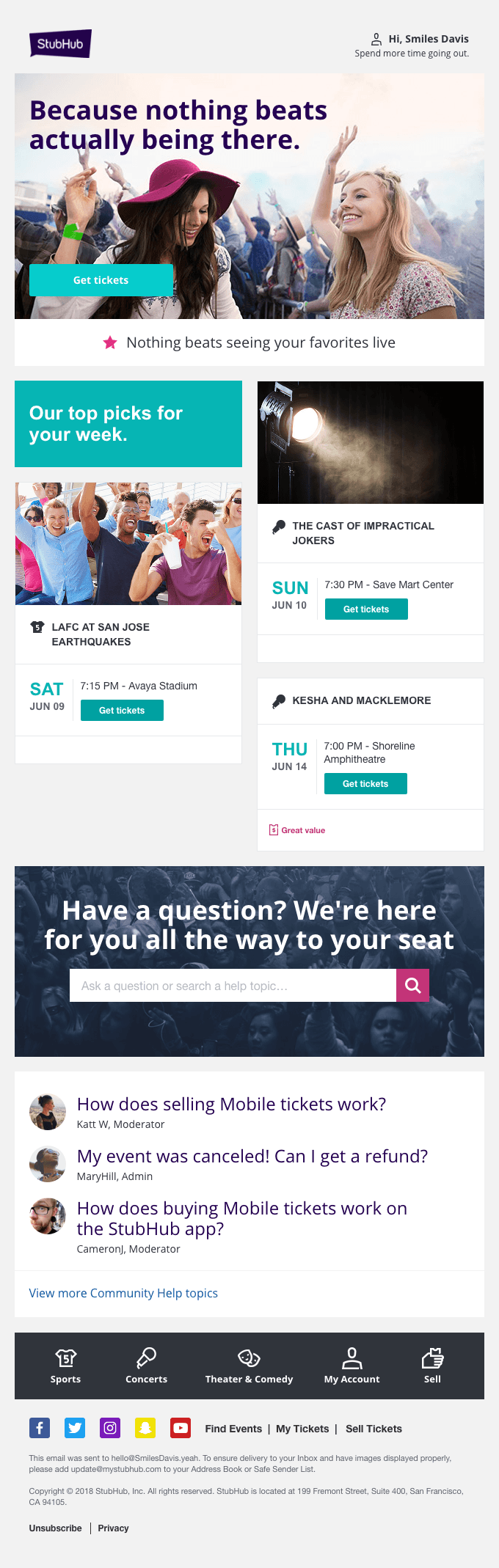 Let’s do this! 👊 It’s time to get 🎟️️