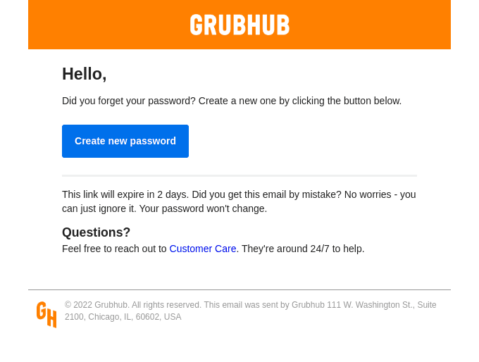 Let's Get You a Fresh Password