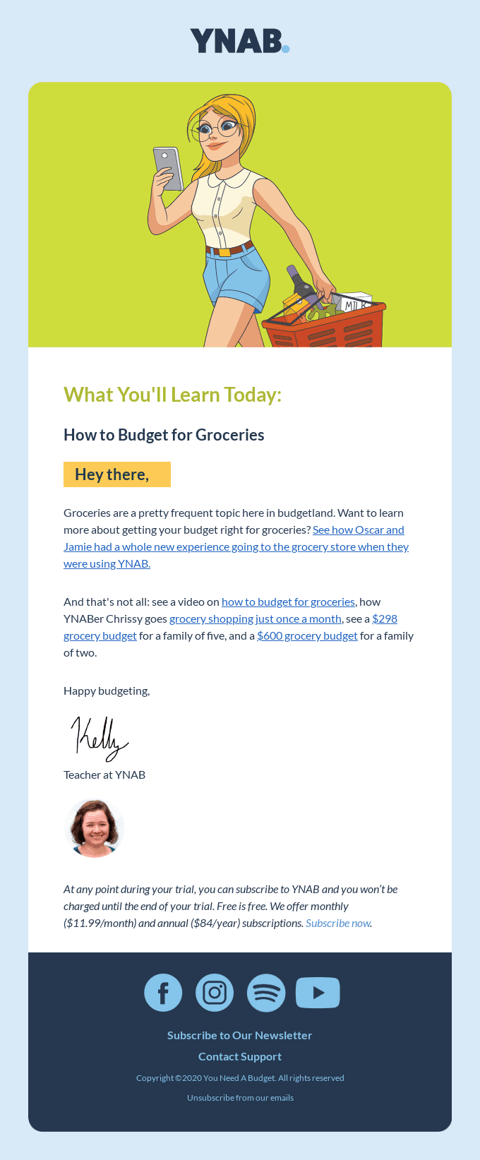 Let's talk grocery budget