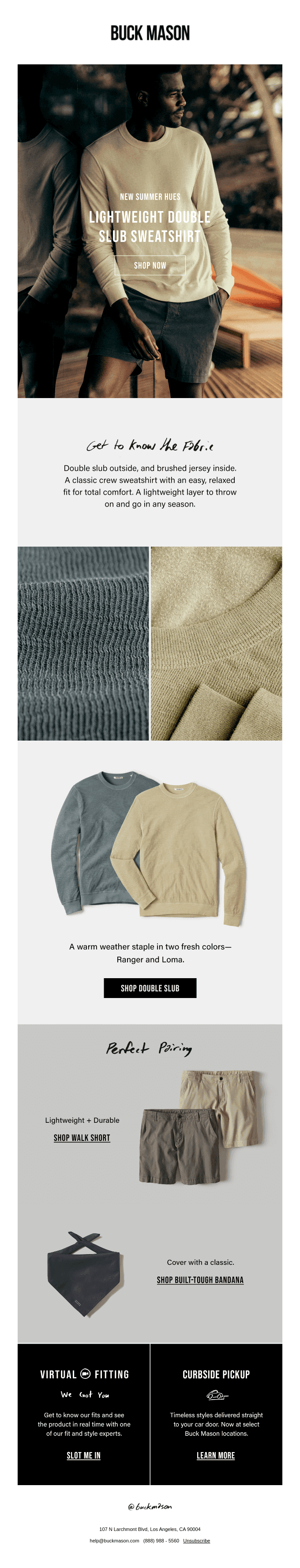 Lightweight Double Slub