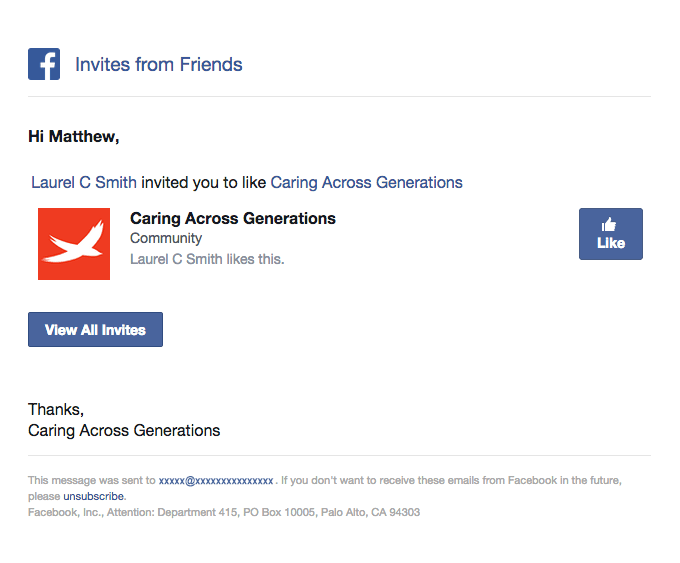 A Friend Wants You to Like a Page on Facebook