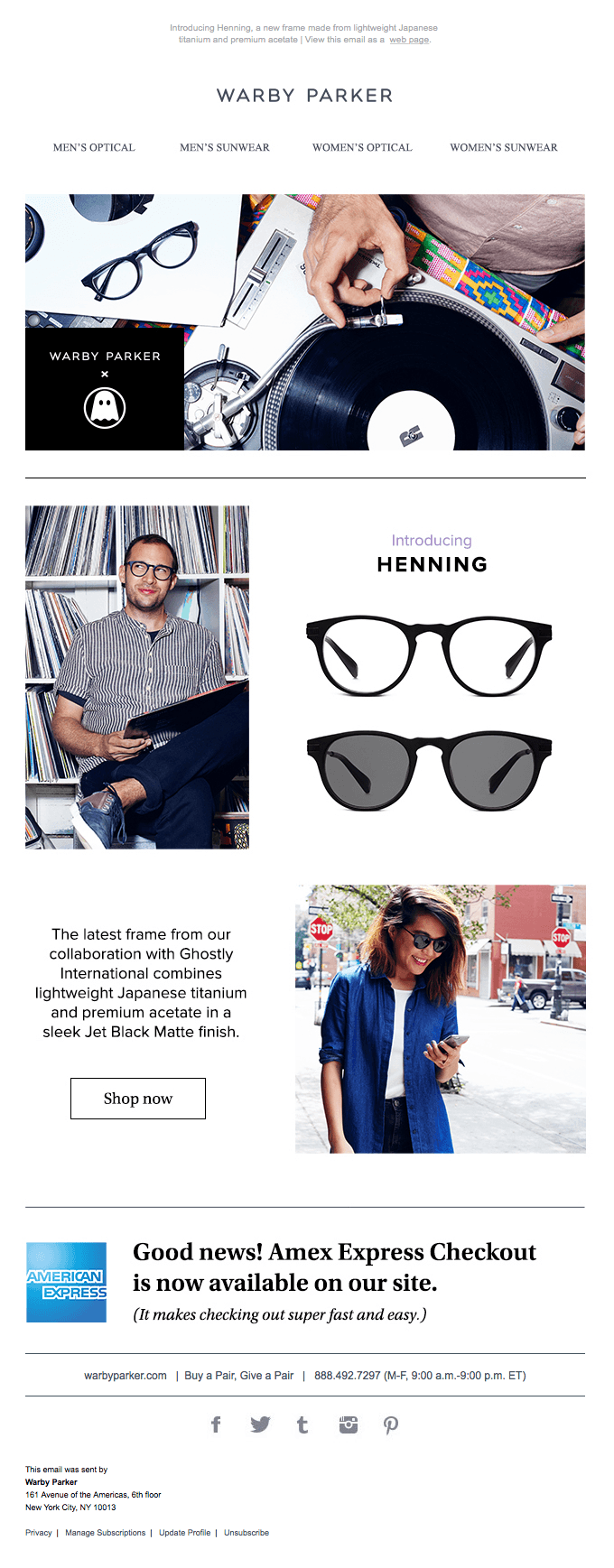 Limited-edition glasses from Ghostly