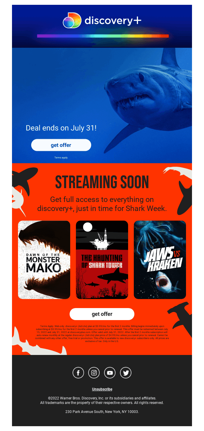 🦈 Limited-time offer: $0.99/mo 🦈