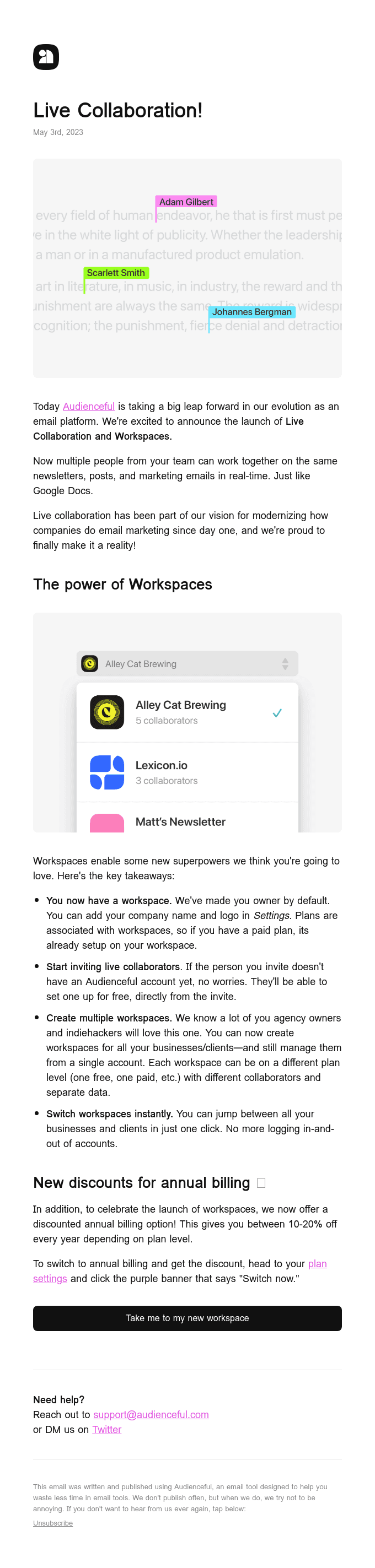 Live Collaboration is here!