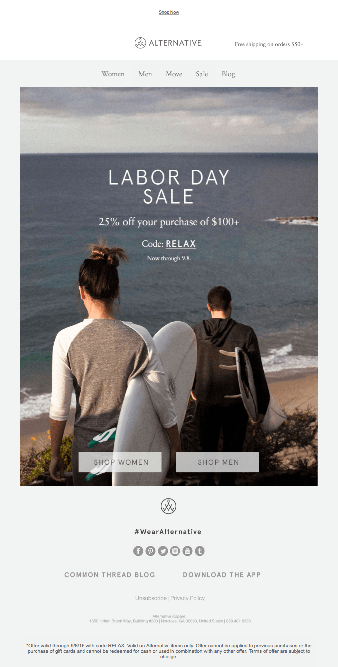 Long weekend, huge savings | 25% off