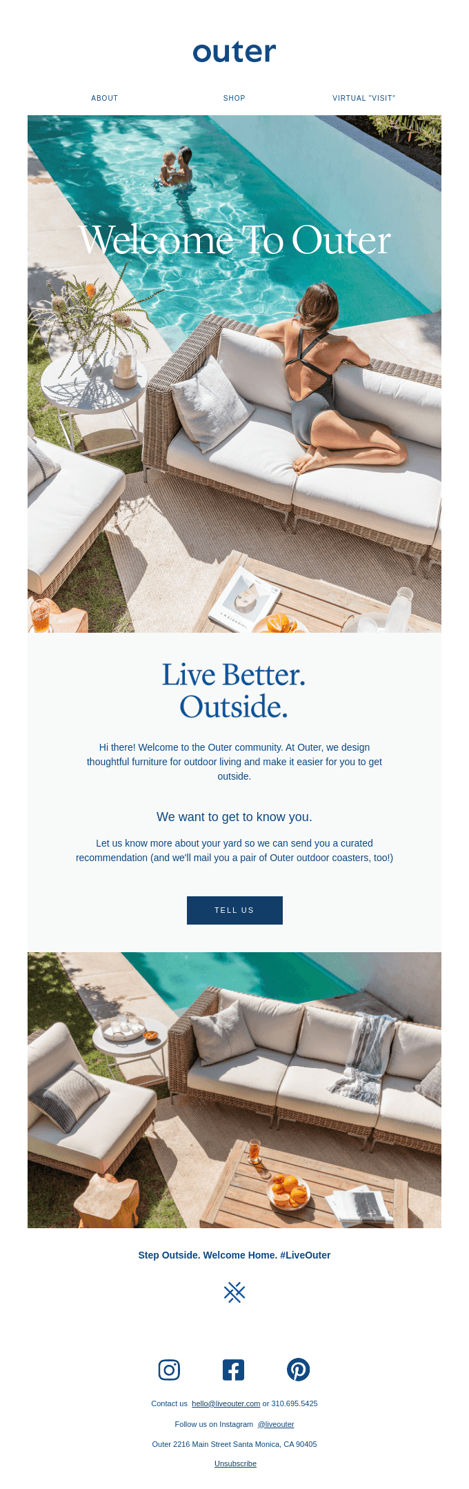 Looking for an outdoor sofa?