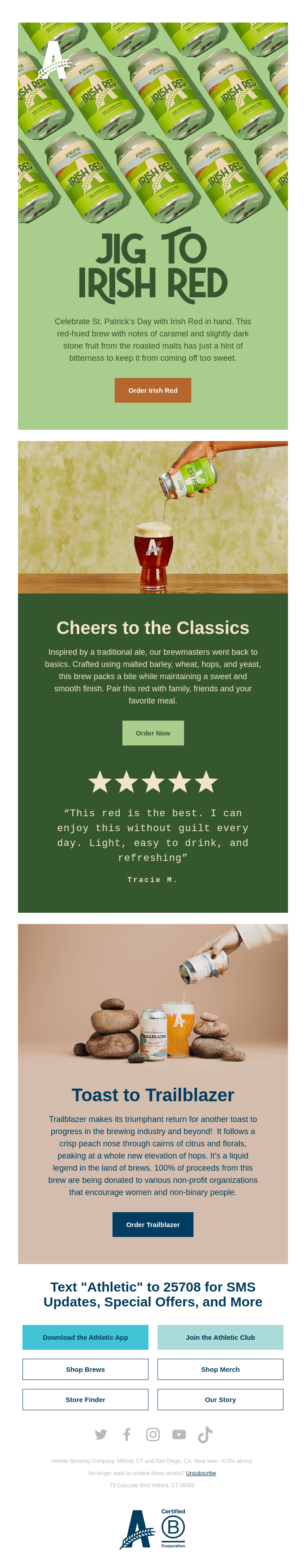 Lucky you - Irish Red is Back!