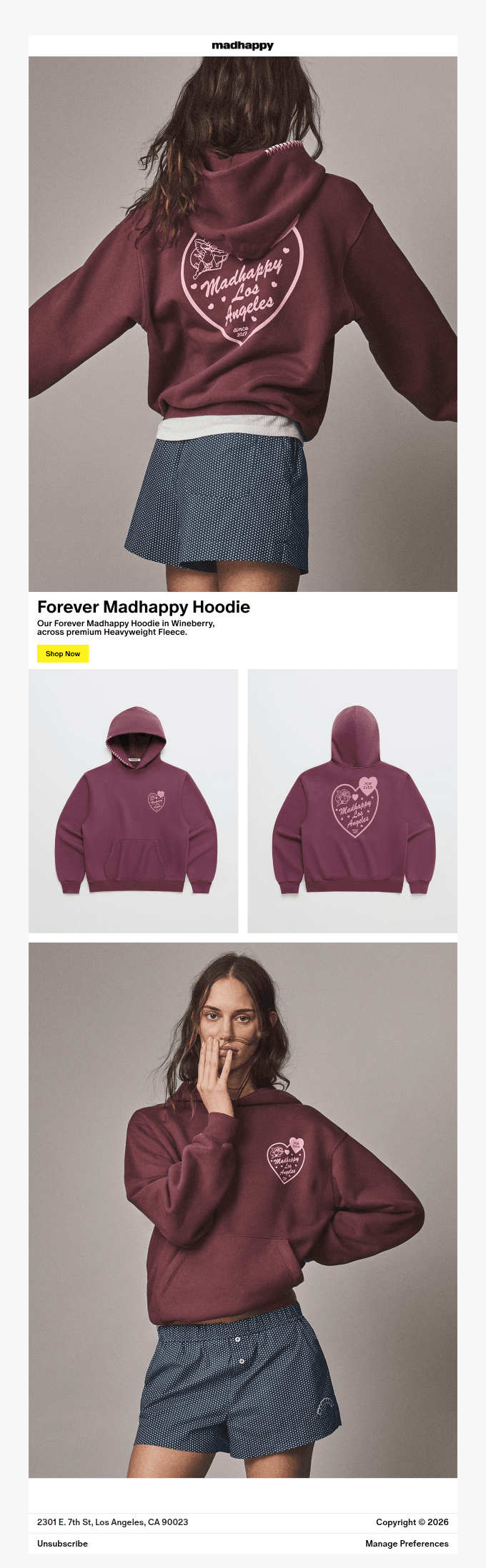 Forever Madhappy Hoodie 💞