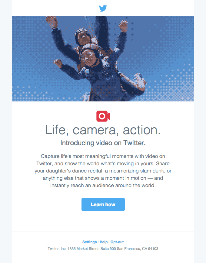 The Fathom & Draft, make a scene with video on Twitter.