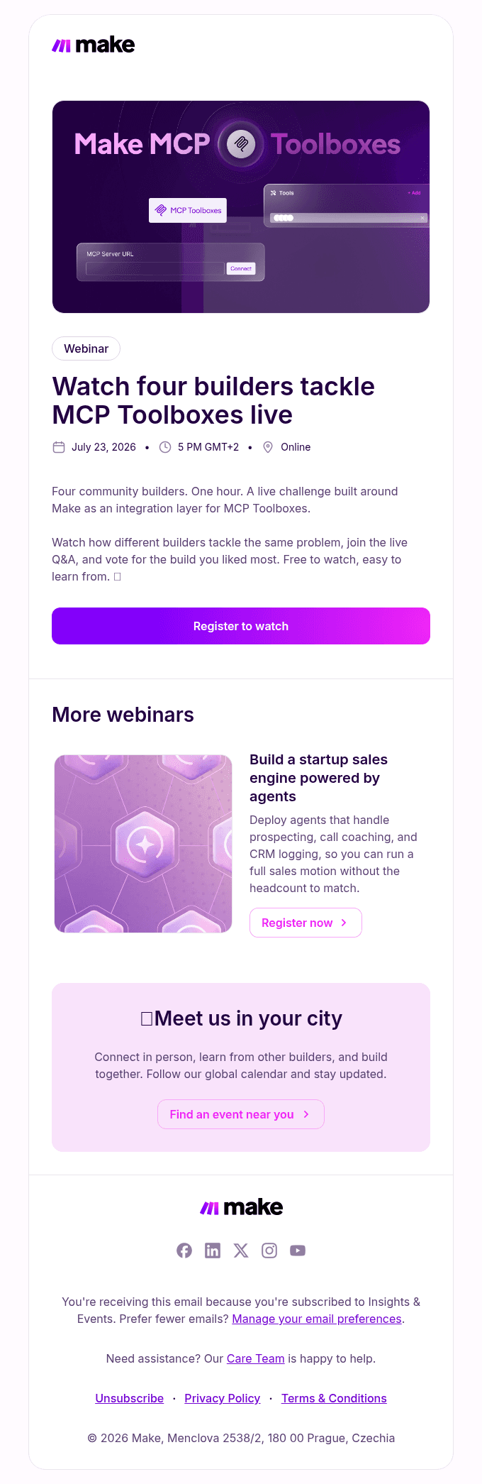 Four builders, one MCP Toolboxes challenge — watch, ask, and vote ⚒️🏆