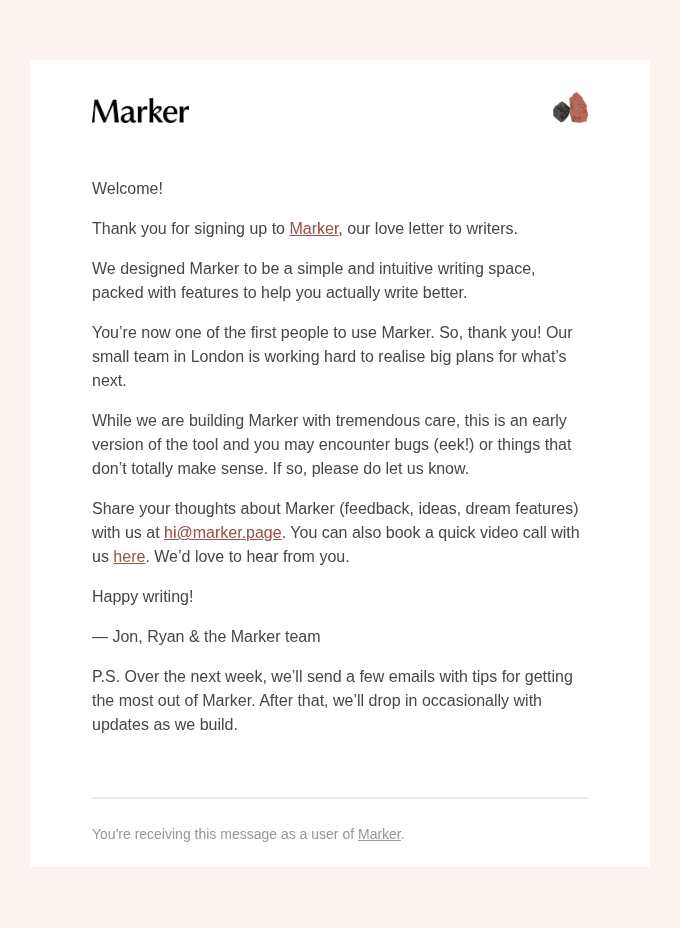 Welcome to Marker