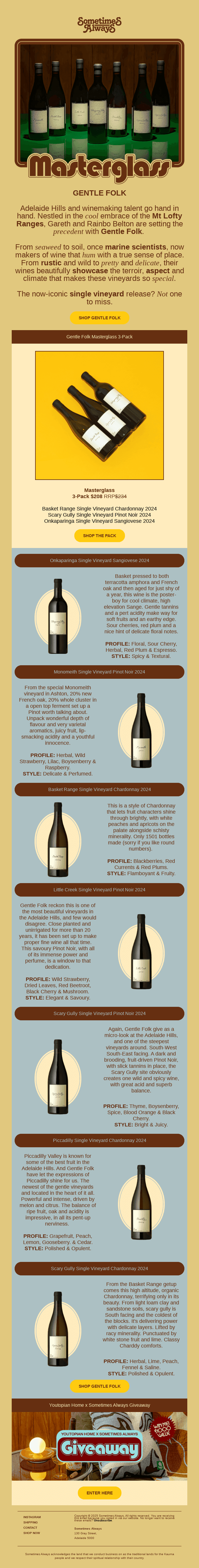 Masterglass ➺ Gentle Folk 🍷