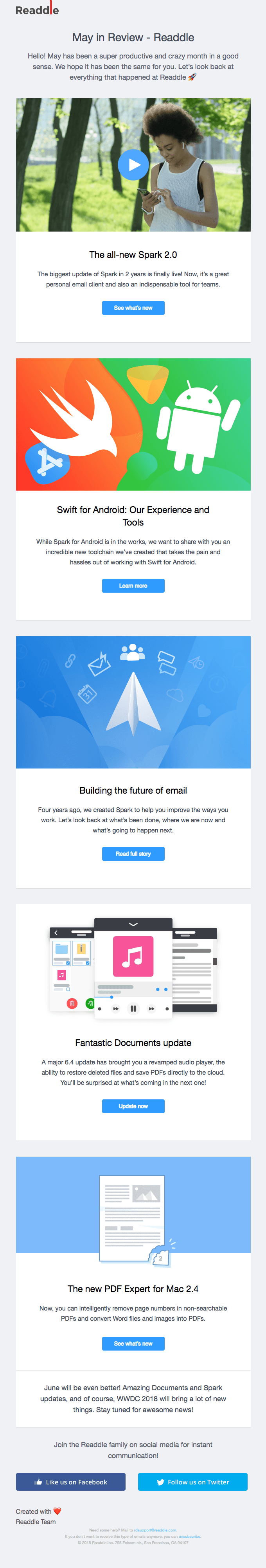 ⭐️️ May in Review – Readdle