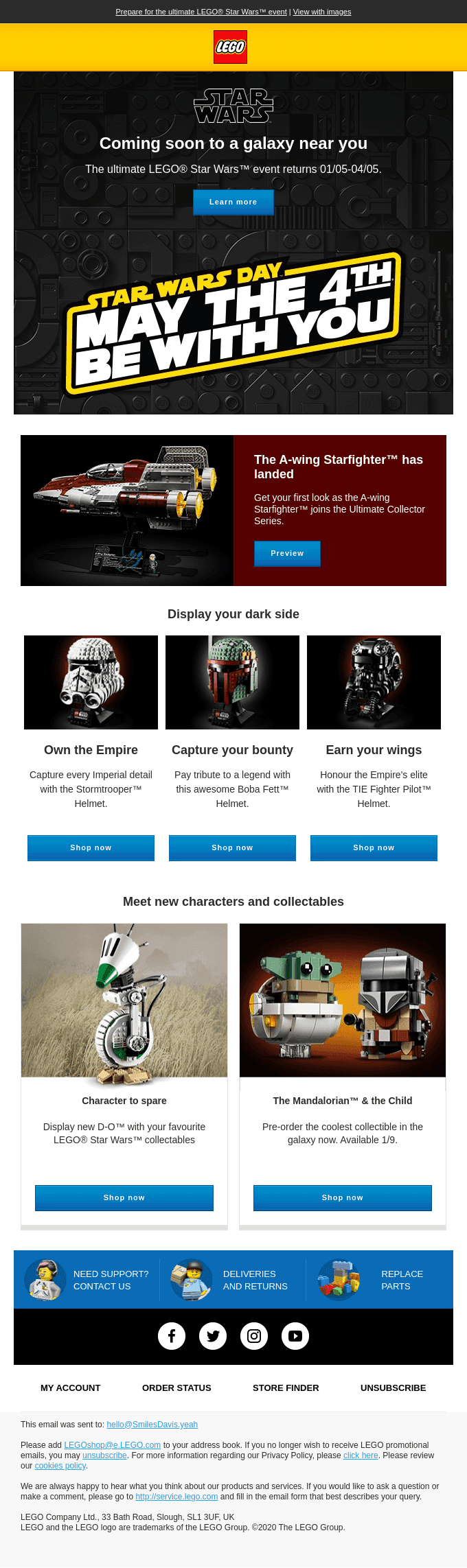 May the 4th is coming