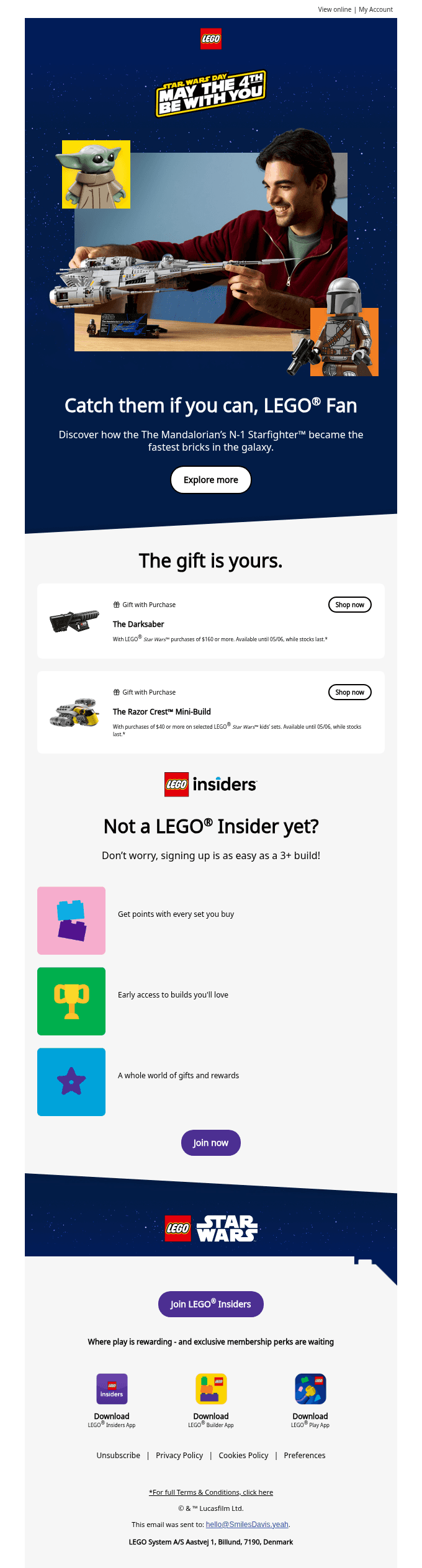 May the 4th be with you, LEGO® Fan