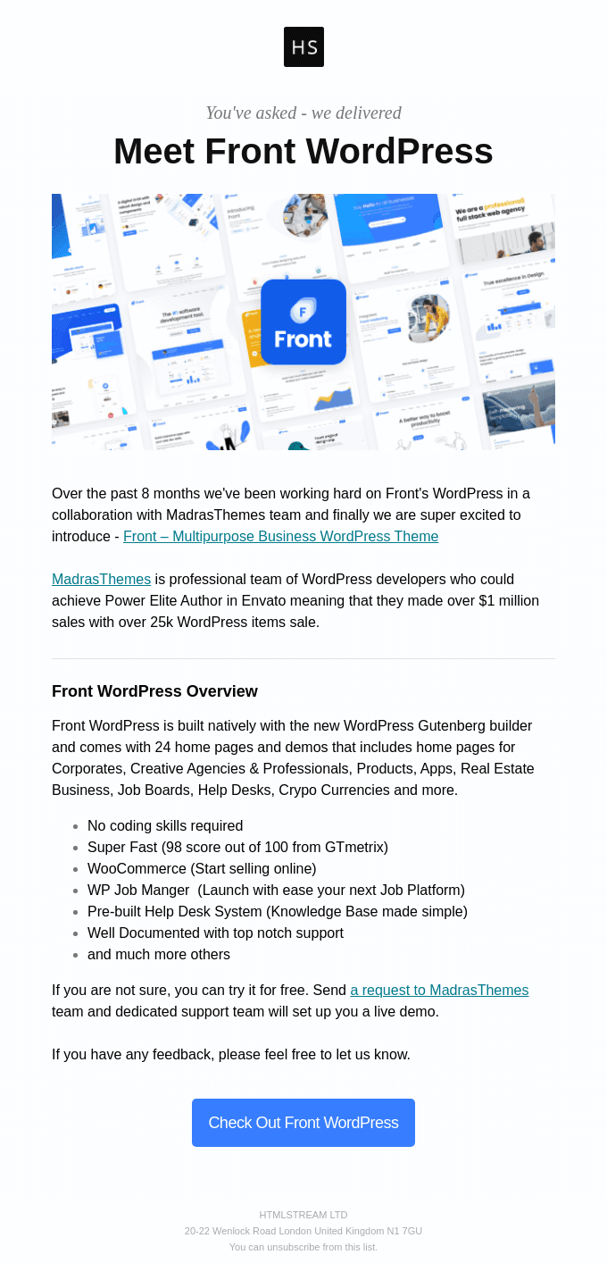 Meet Front WordPress