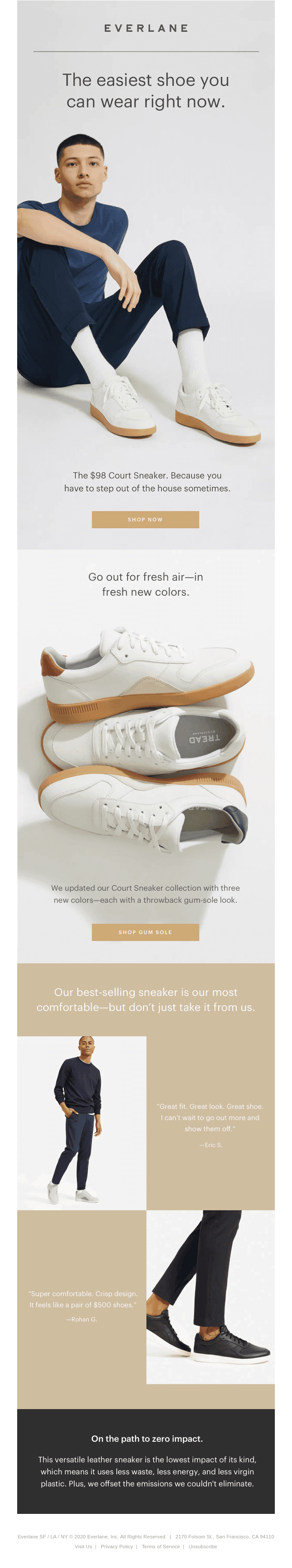 Meet our updated Court Sneaker.