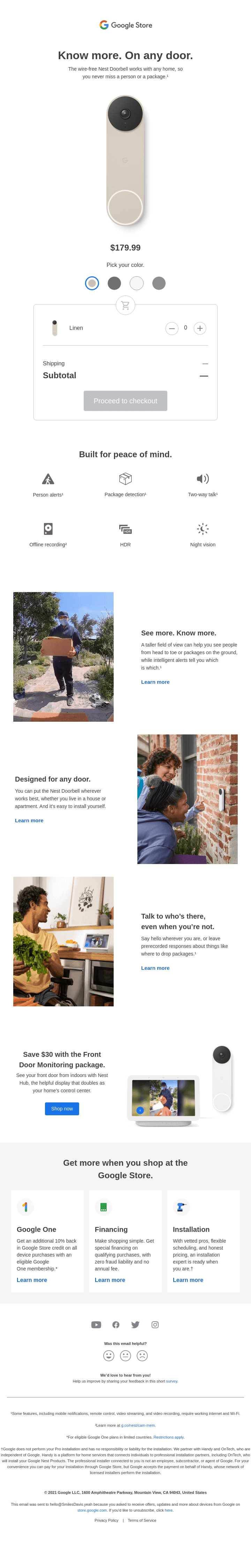 Meet the new Nest Doorbell