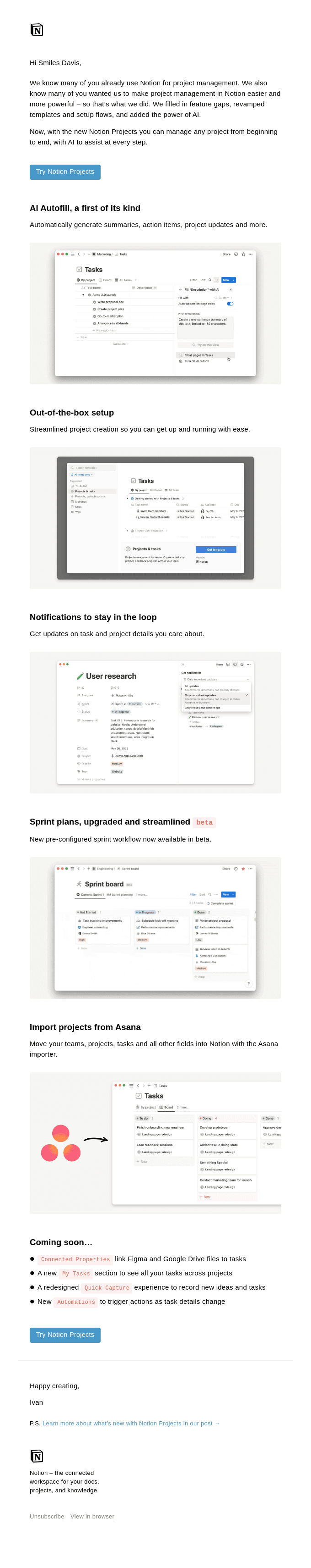 Meet the new Notion Projects