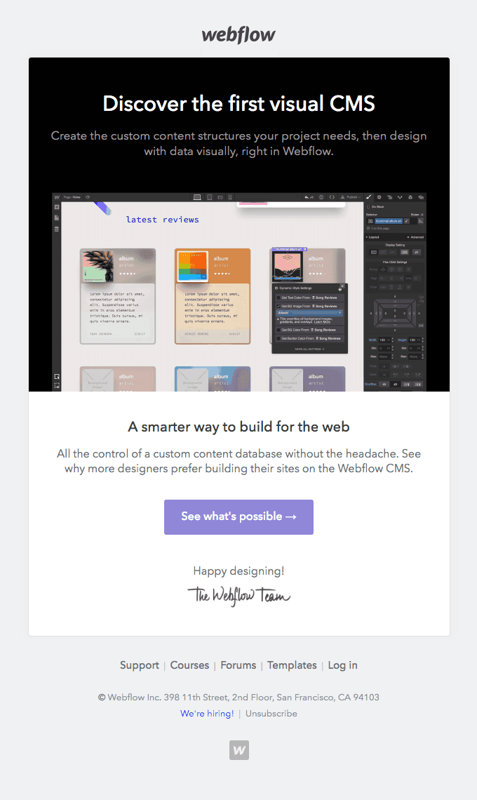 Meet the Webflow CMS