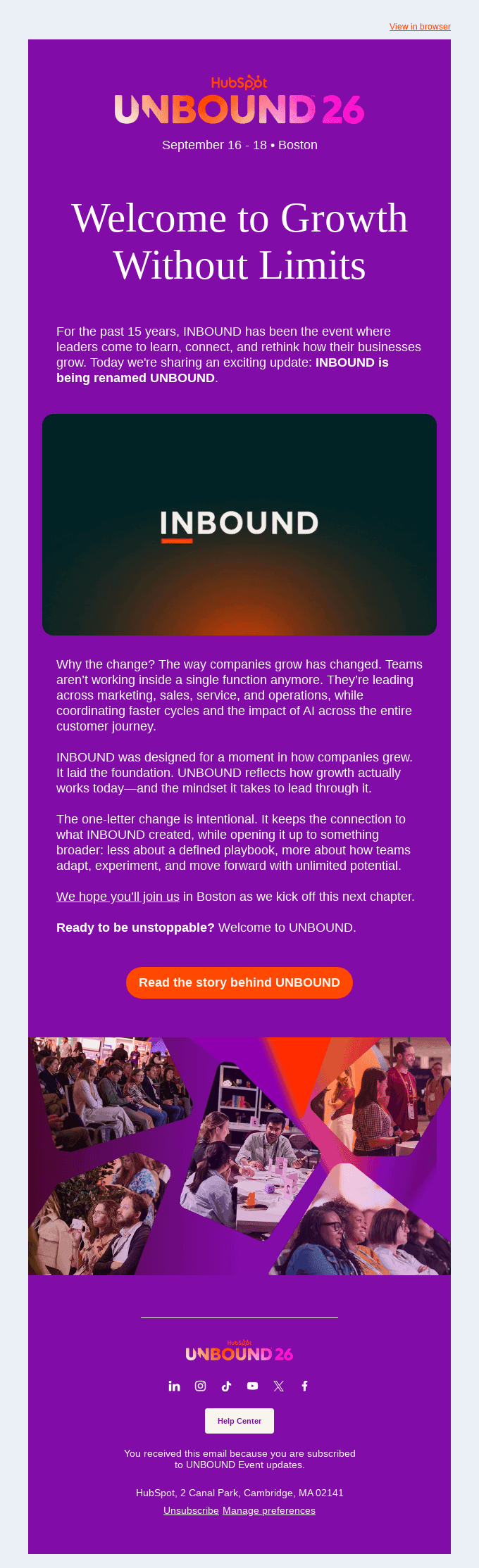 Meet UNBOUND
