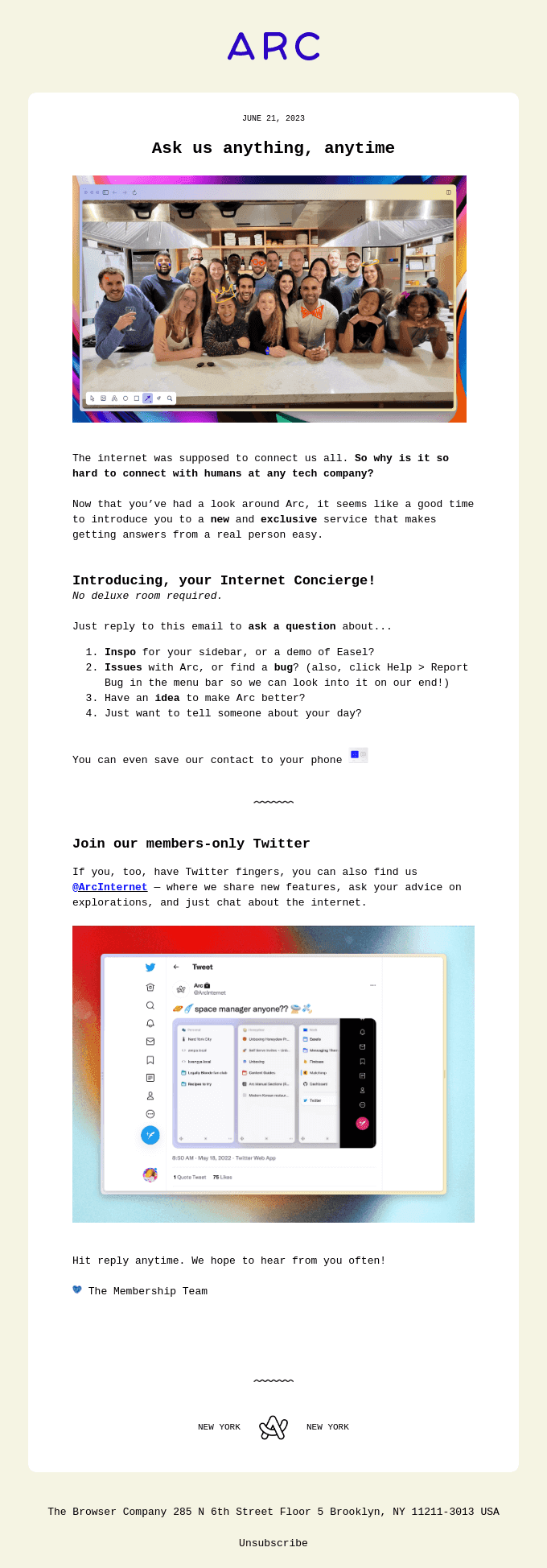 Meet your 🛎 Internet Concierge 🛎