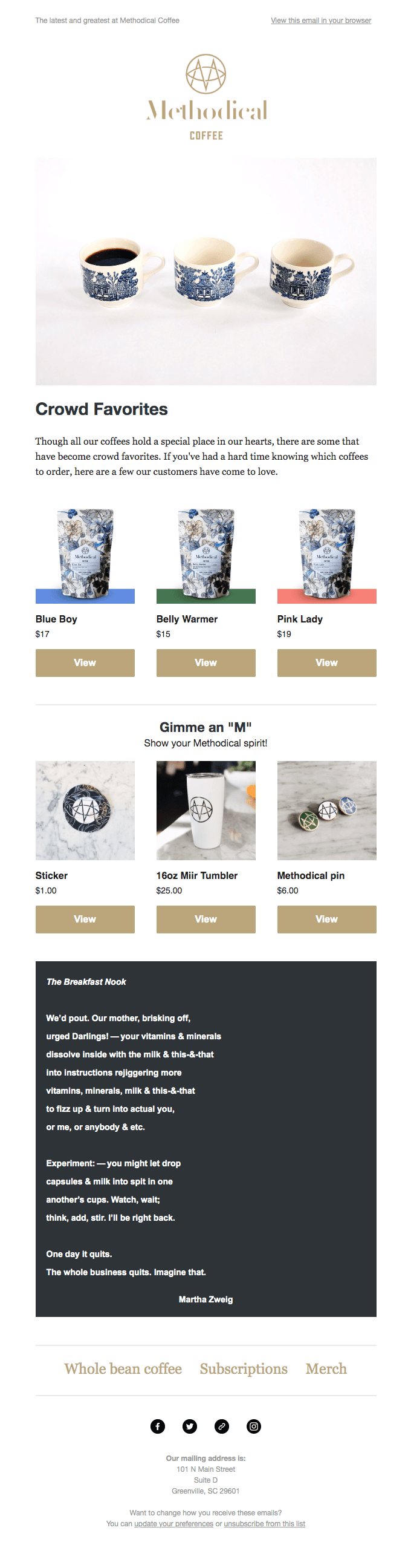 ☕️ Methodical Best Sellers
