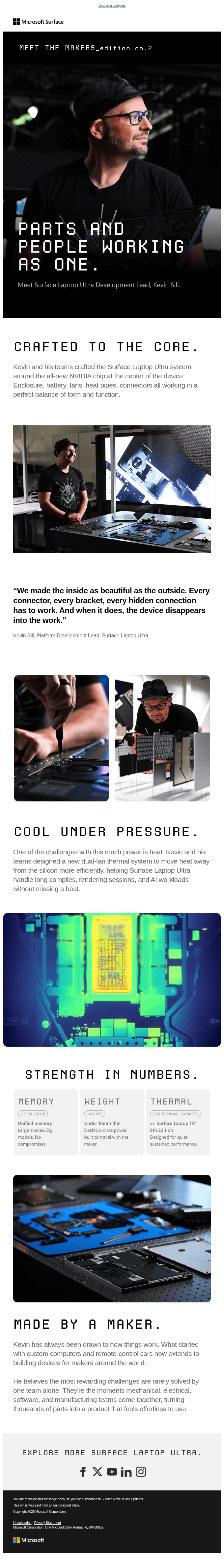 Meet Kevin Sill, lead industrial designer of the Surface Laptop Ultra