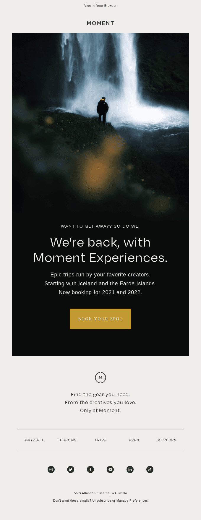 We're Back...