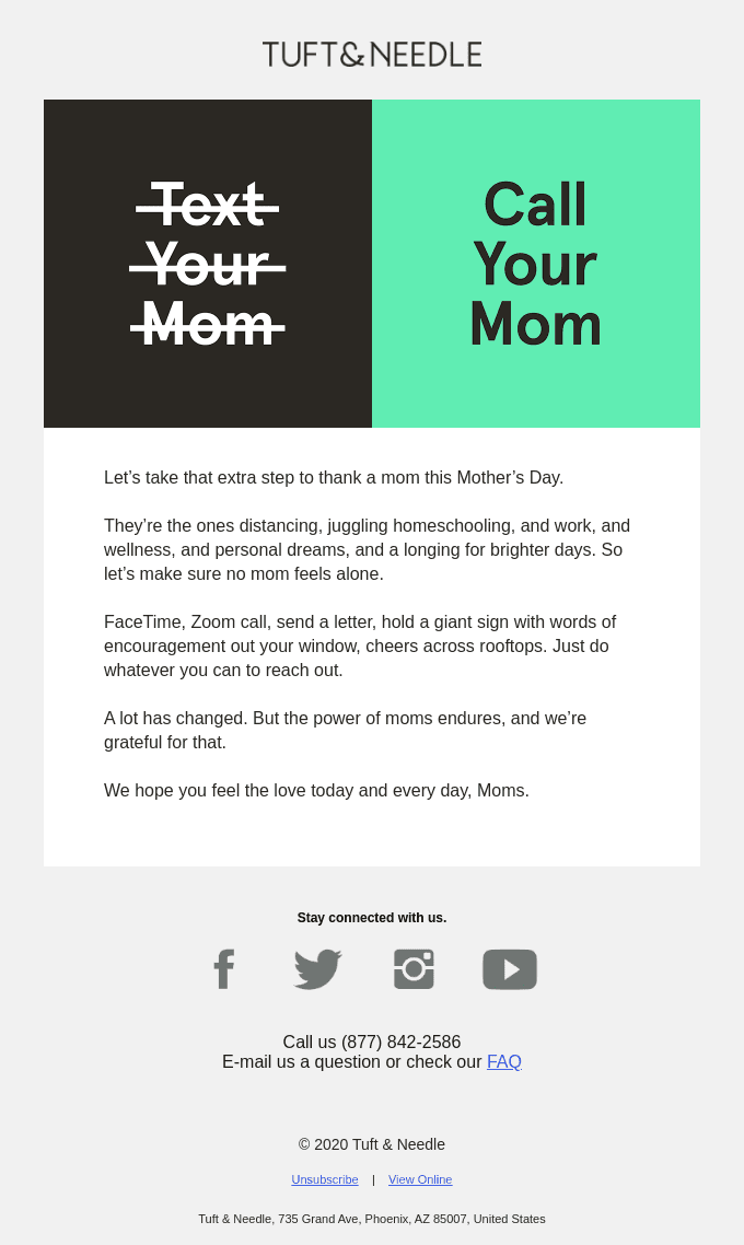 Moms deserve it.