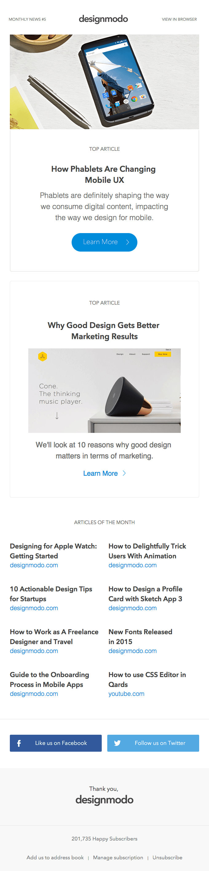 Monthly News #5: Mobile UX, Design and Marketing, Designing for Apple Watch, Animations, Design Tips for Startups, New Fonts and more.