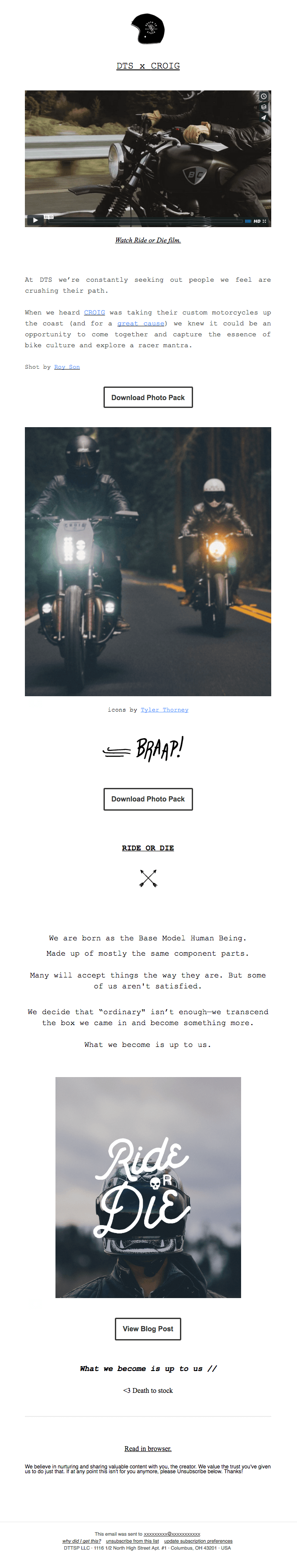 Monthly Photo Pack // Ride or Die