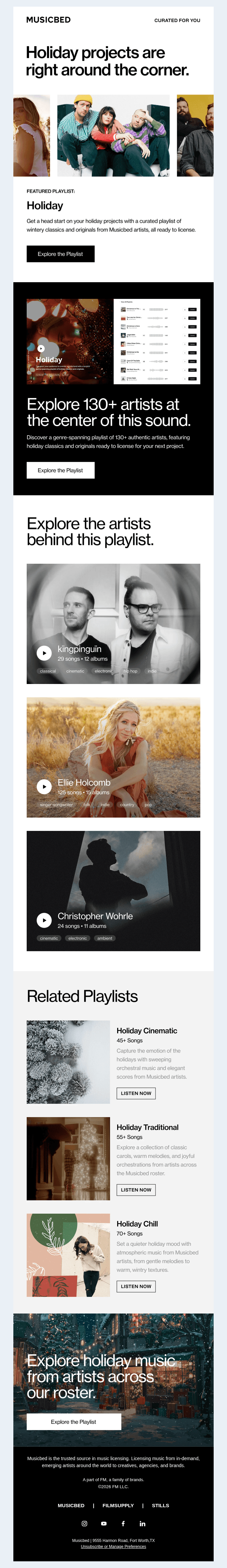 🎵 Featured Playlist: Holiday