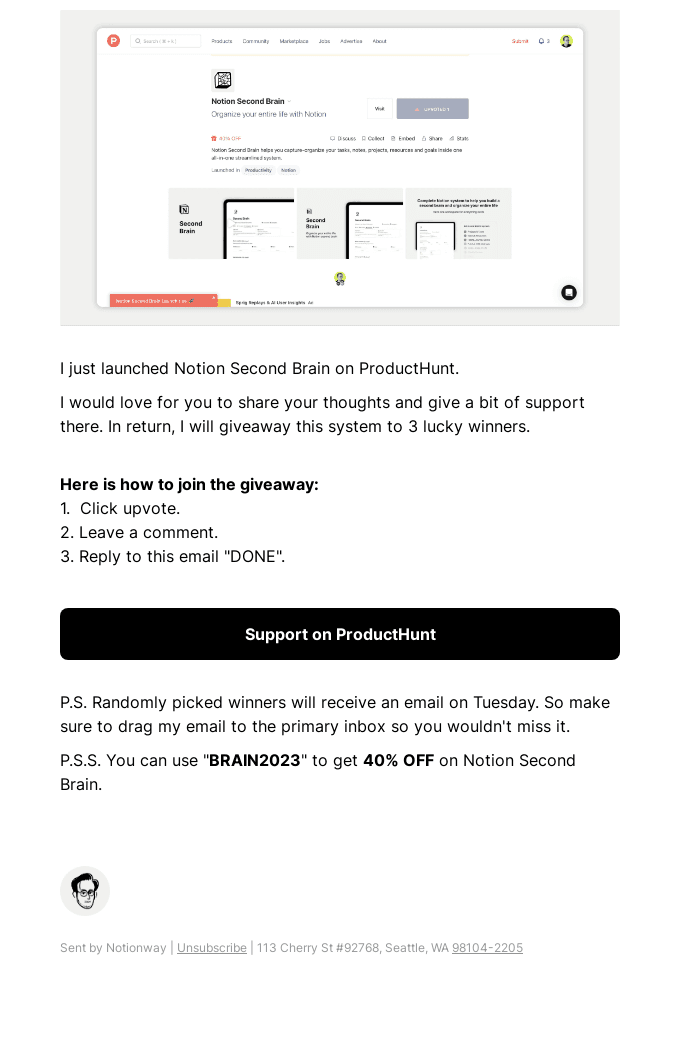Need your support + giveaway