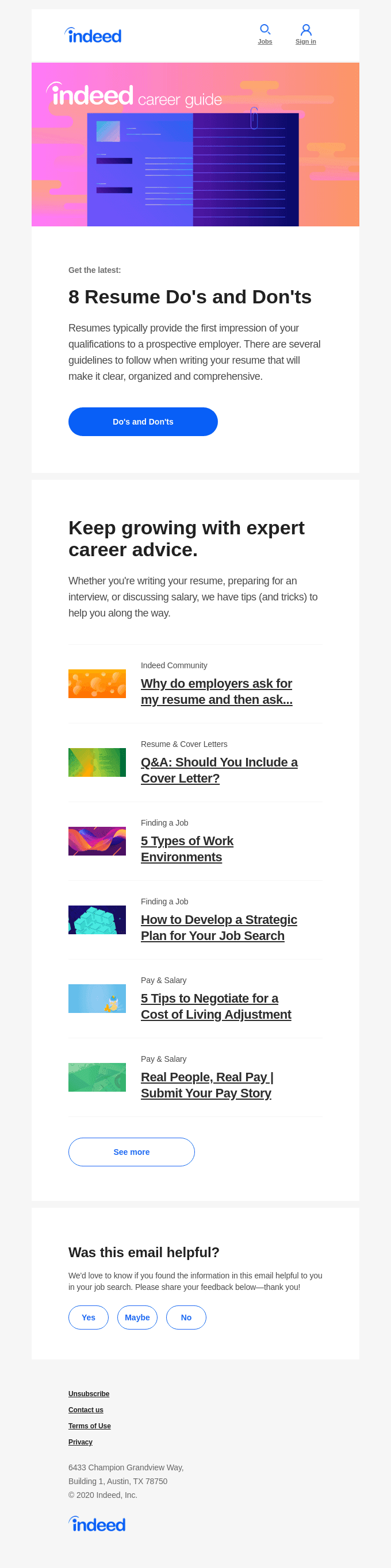 NEW: 8 Resume Do's and Don'ts