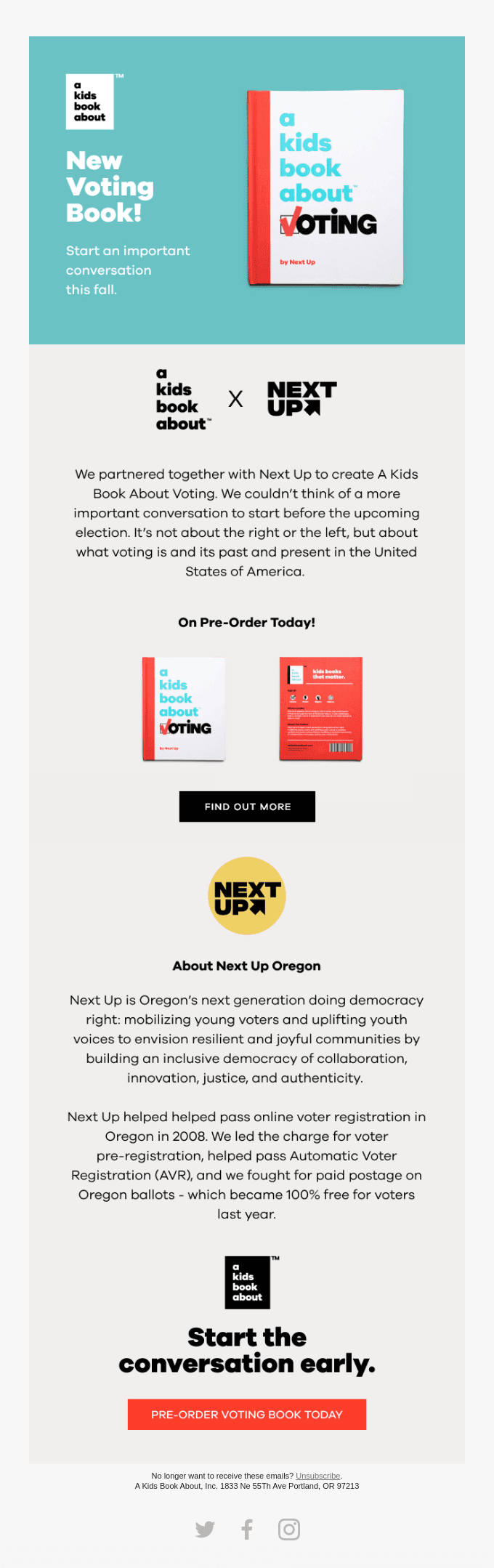 New! A Kids Book About Voting 📣