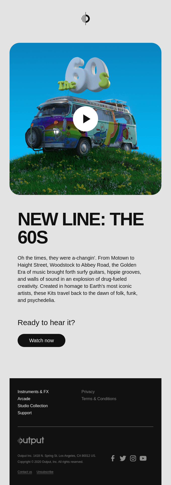 NEW Arcade Line: The 60s!