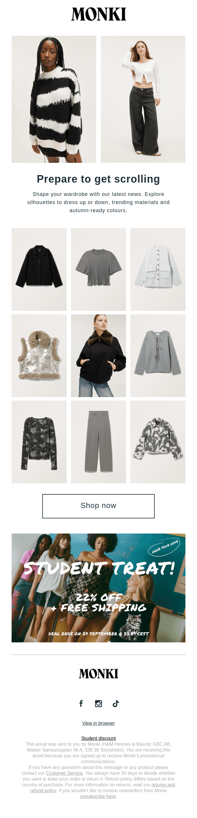 New arrivals are here