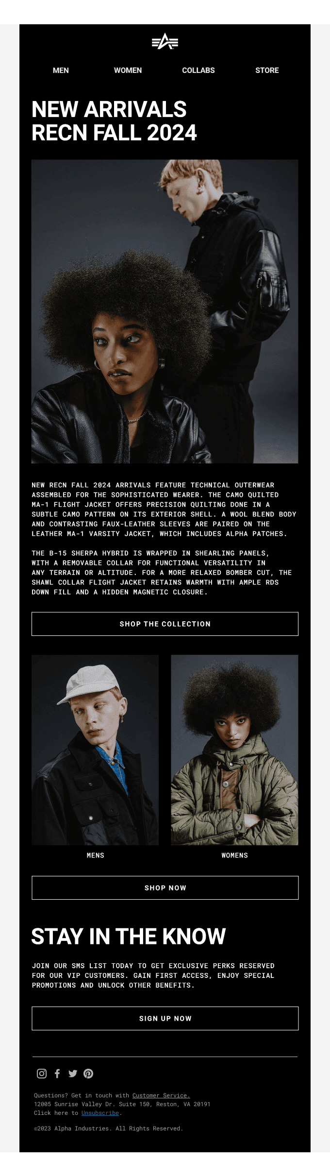 New Arrivals | RECN Fall 2024