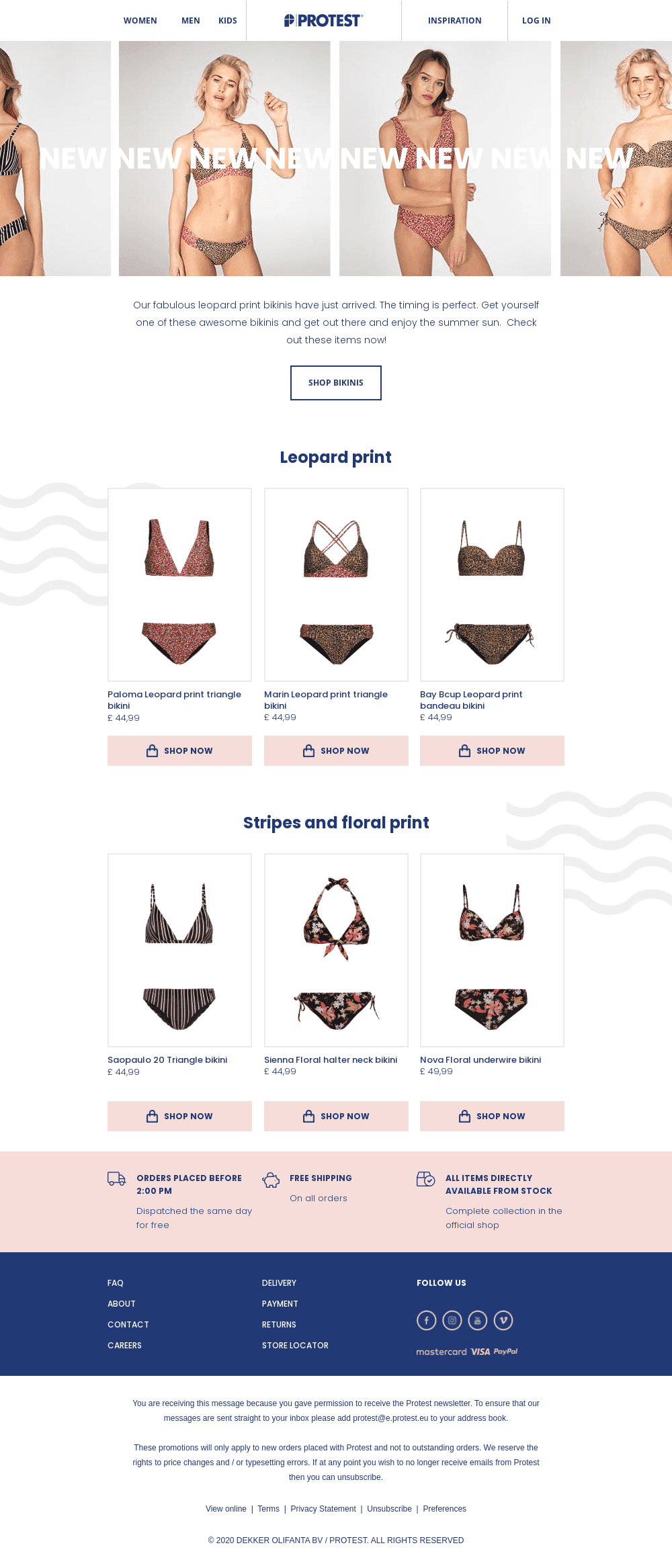 New bikinis just in!