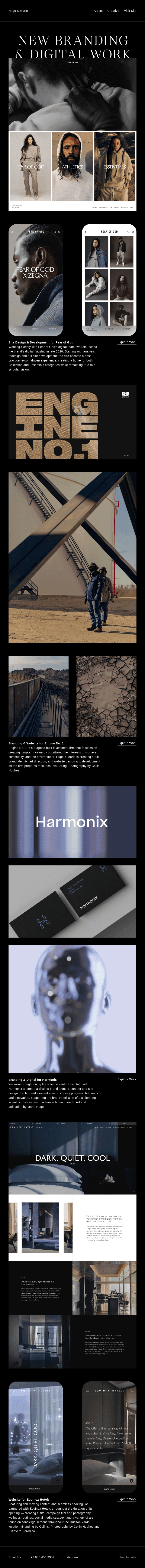 New Branding & Digital Work